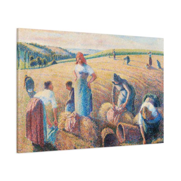 91638-769.jpg The Gleaners by Camille Pissarro Standard Canvas