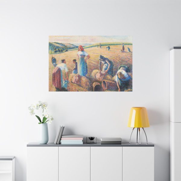 91638-771.jpg The Gleaners by Camille Pissarro Standard Canvas