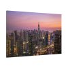 View of City Lit Up at Night Standard Canvas
