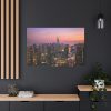 View of City Lit Up at Night Standard Canvas
