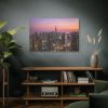 View of City Lit Up at Night Standard Canvas