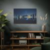 91638-99.jpg Dubai Skyline During Night Time Standard Canvas
