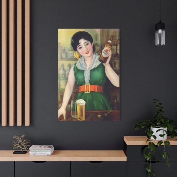91655-103.jpg Asahi Beer Woman Standard Canvas