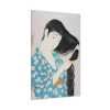 91655-105.jpg Woman Combing Her Hair Standard Canvas