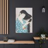 91655-108.jpg Woman Combing Her Hair Standard Canvas