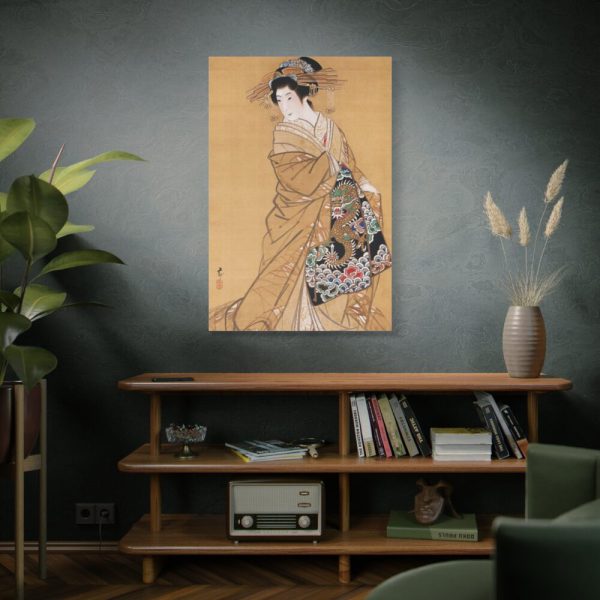 91655-139.jpg Japanese Woman with Dragon obi by Mihata Jōryū Standard Canvas