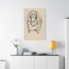 Girl With a Flower by Mikuláš Galanda Standard Canvas