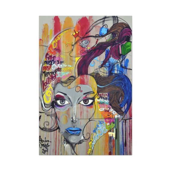 Beautiful Street Art Standard Canvas