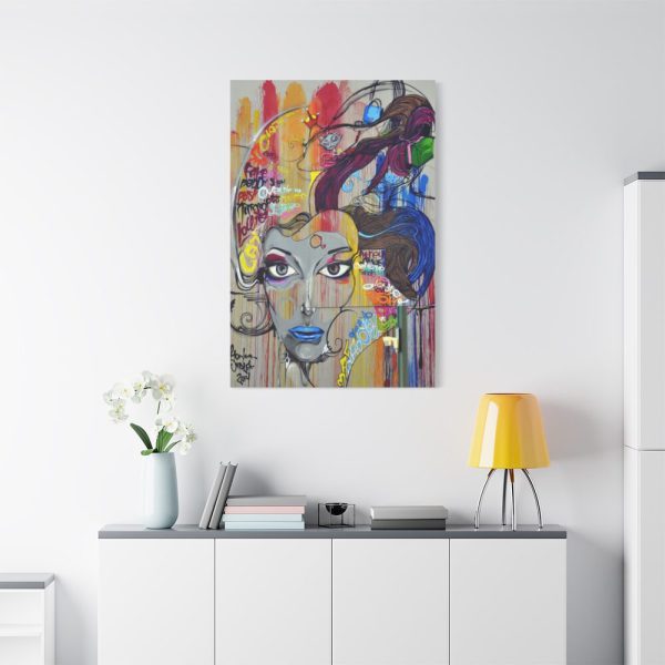 Beautiful Street Art Standard Canvas