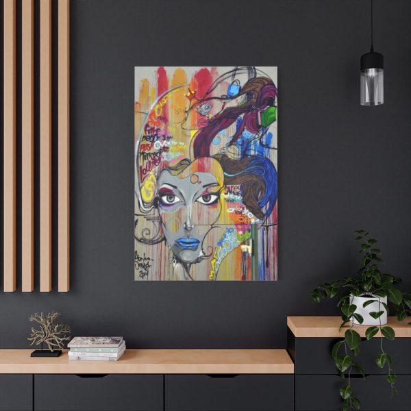 Beautiful Street Art Standard Canvas