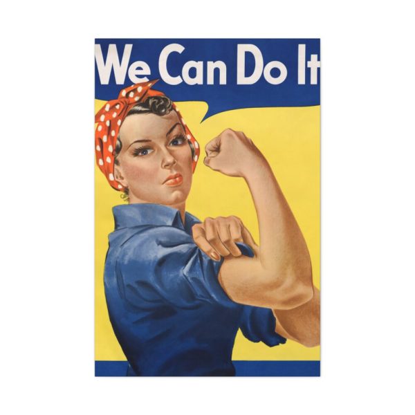 91655-221.jpg "We Can Do It!", also called "Rosie the Riveter" Standard Canvas