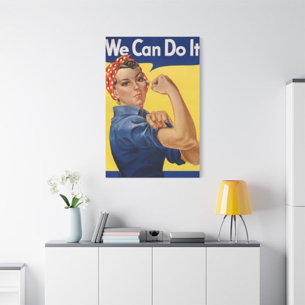 91655-222.jpg "We Can Do It!", also called "Rosie the Riveter" Standard Canvas