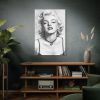 Marilyn Monroe Picture Drawing Standard Canvas