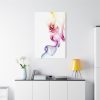 91655-62.jpg Colorful Smoke Framed Canvas