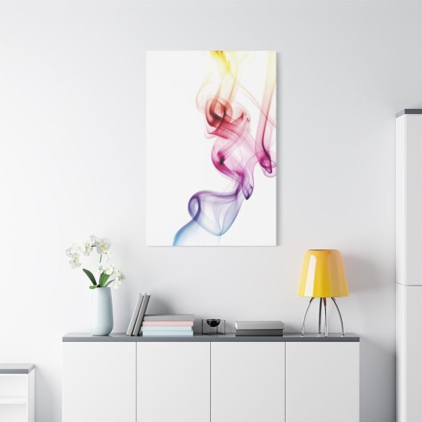 91655-62.jpg Colorful Smoke Framed Canvas