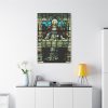 91655-67.jpg Cathedral Church Window Last Supper Standard Canvas