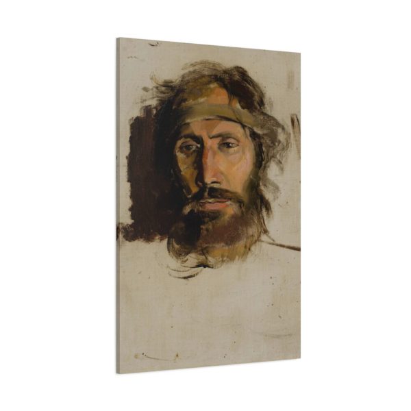 91655-80.jpg Christ by László Mednyánszky Standard Canvas