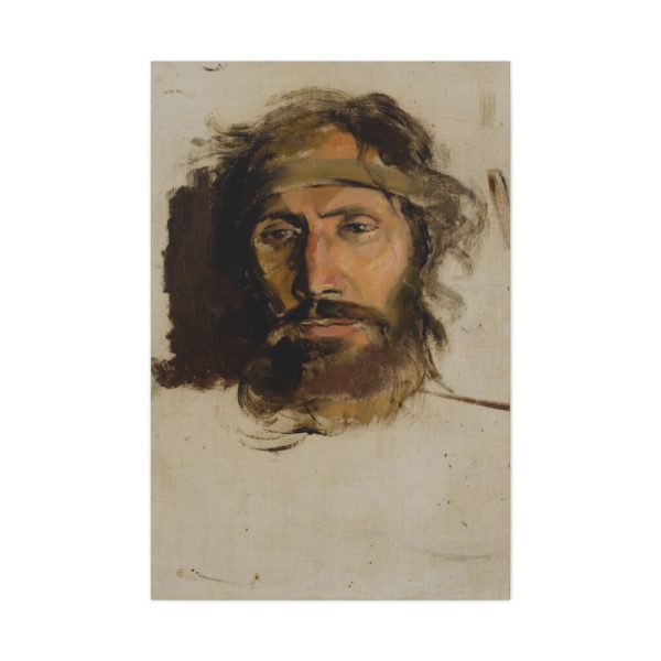 91655-81.jpg Christ by László Mednyánszky Standard Canvas