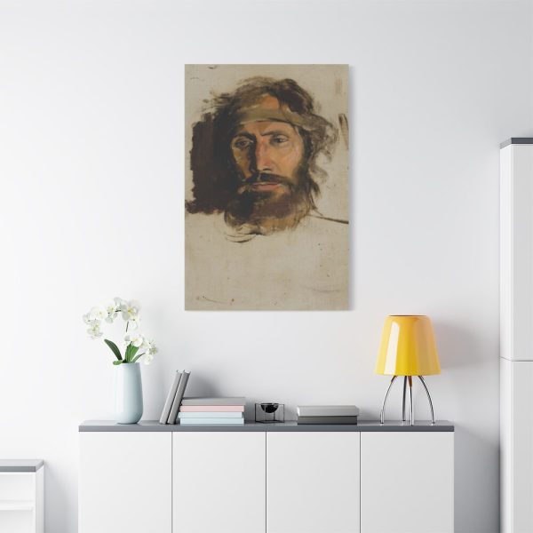 91655-82.jpg Christ by László Mednyánszky Standard Canvas