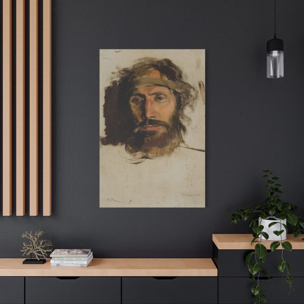 91655-83.jpg Christ by László Mednyánszky Standard Canvas