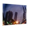92368-17.jpg Photo Effect City Skyscrapers Lighting Ball Poster