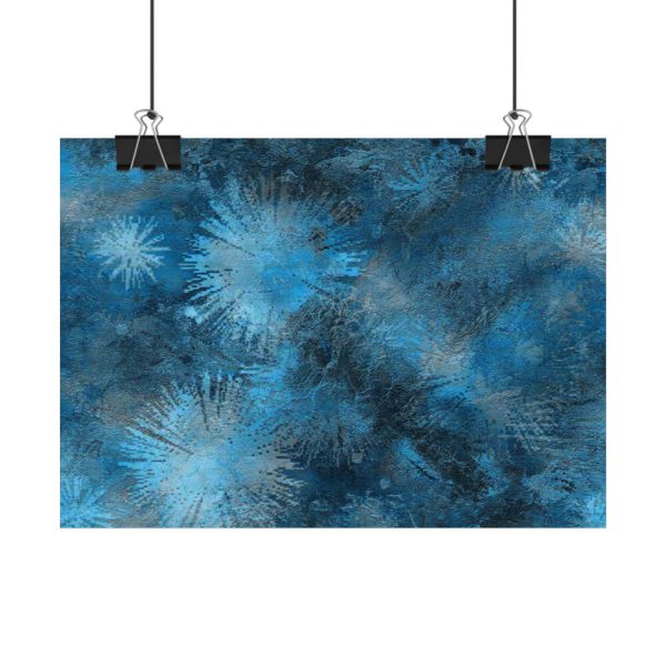92368-21.jpg Аrt Painting Blue Blob Poster