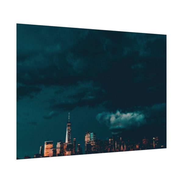 92408-117.jpg Aesthetic Clouded City Poster