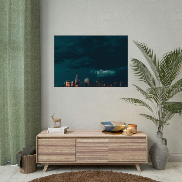 92408-118.jpg Aesthetic Clouded City Poster