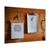 92408-122.jpg Motivational Quote on Wooden Clipboard Poster