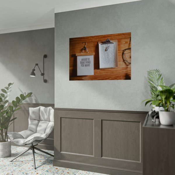 92408-124.jpg Motivational Quote on Wooden Clipboard Poster