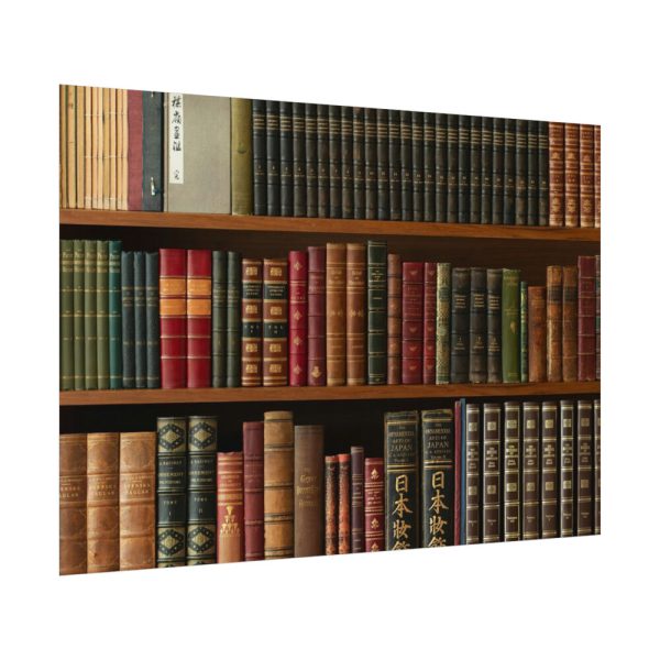 92408-132.jpg Antique Books in a Library Poster