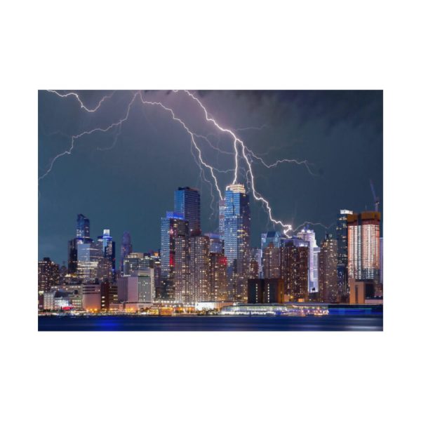 92408-135.jpg New York City Lightning Storm Poster