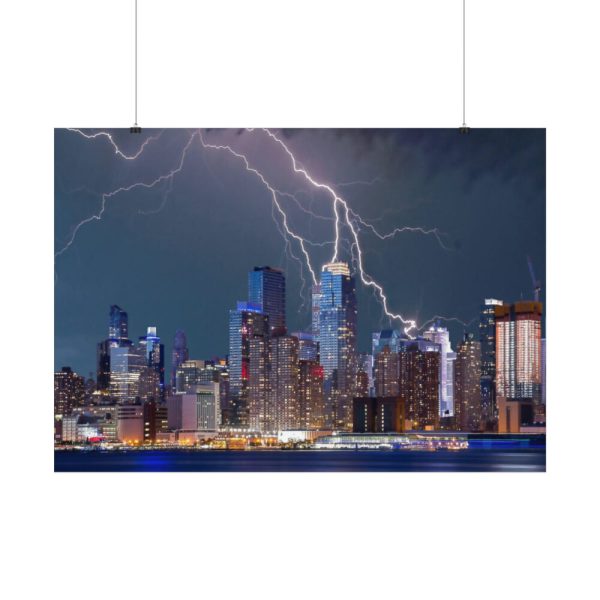 92408-136.jpg New York City Lightning Storm Poster