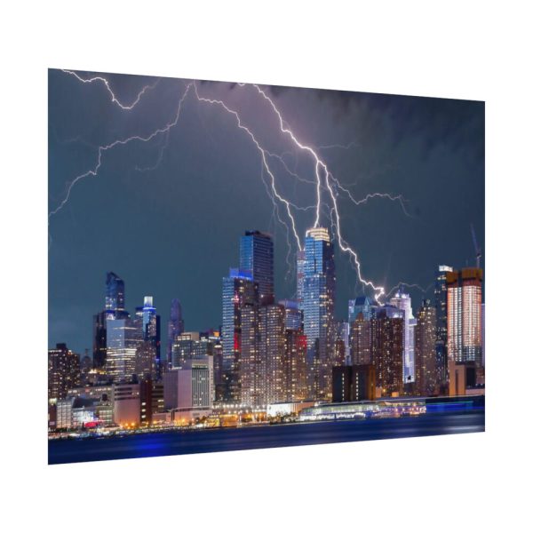 92408-137.jpg New York City Lightning Storm Poster