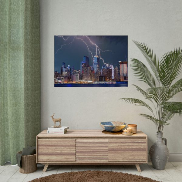 92408-138.jpg New York City Lightning Storm Poster