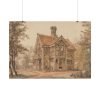 A Lodge at Cassiobury by William Henry Hunt Poster