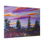 Artistically Landscape of Sunset and Clouds Poster - Image 3