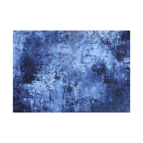 Blue Stripes With Blurred Texture Poster
