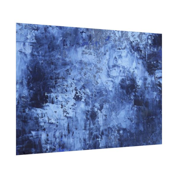 92408-297.jpg Blue Stripes With Blurred Texture Poster