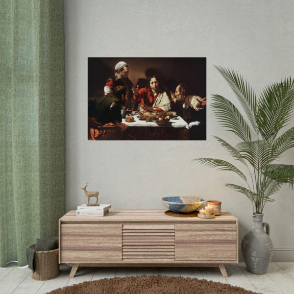 92408-318.jpg Supper at Emmaus Caravaggio Poster