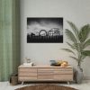 92408-333.jpg Amusement Park in Black and White Poster