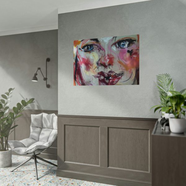 92408-354.jpg Face Painting Abstract Graffiti Poster