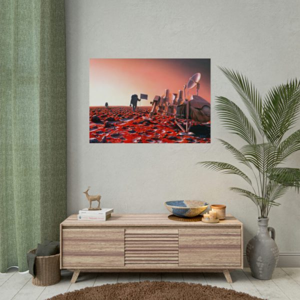 92408-373.jpg Astronauts Approach Viking 2 Poster
