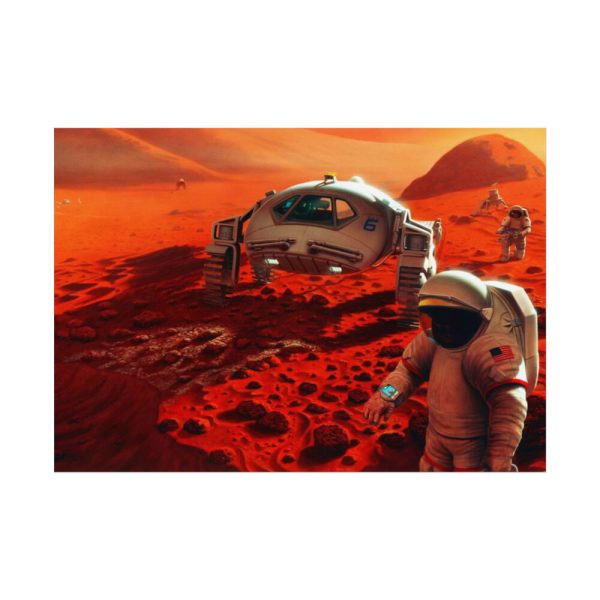 92408-375.jpg Humans on Mars Illustrated by Pat Rawlings Poster