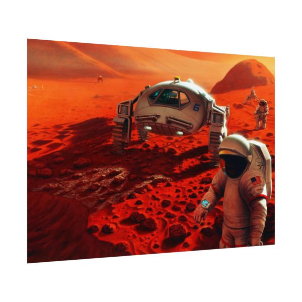 92408-377.jpg Humans on Mars Illustrated by Pat Rawlings Poster