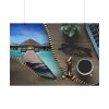 92408-41.jpg Office Work vs Sea and Beach Poster