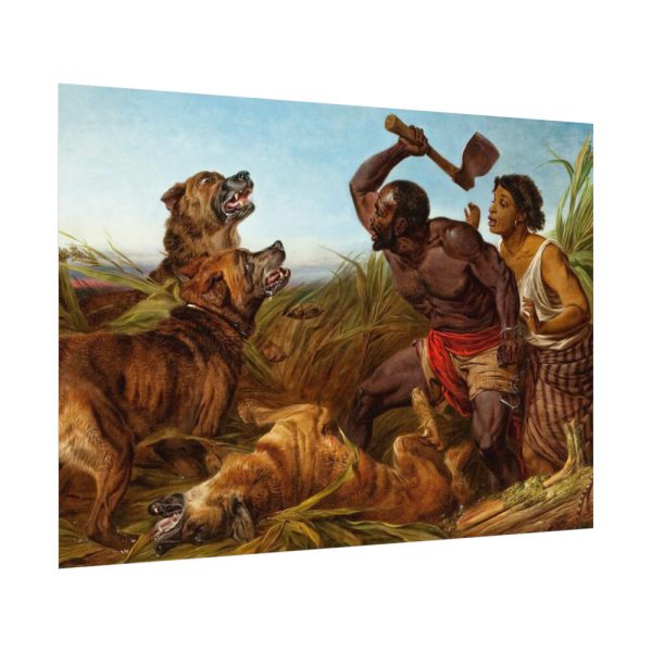 The Hunted Slaves by Richard Ansdell Poster