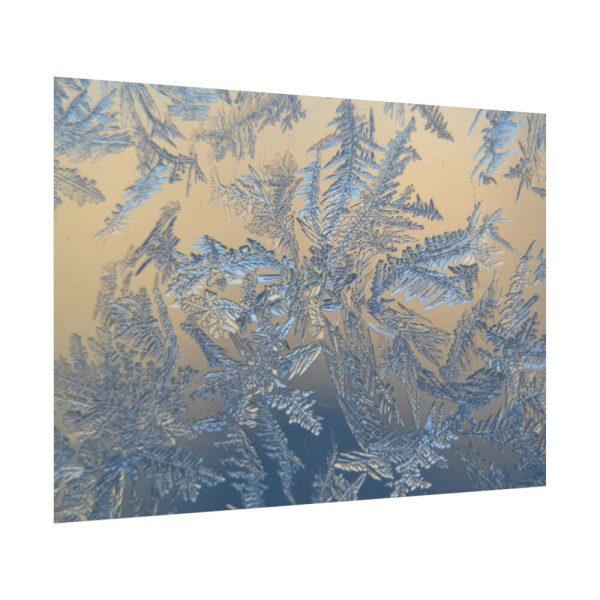 92408-447.jpg Closeup on Ice Crystals Poster