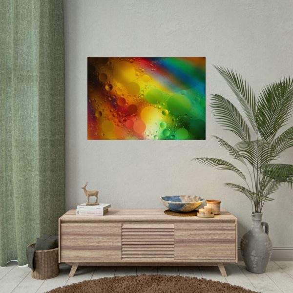 92408-463.jpg Rainbow Oil Bubble Poster