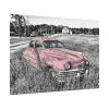 Pink Oldtimer Car Poster